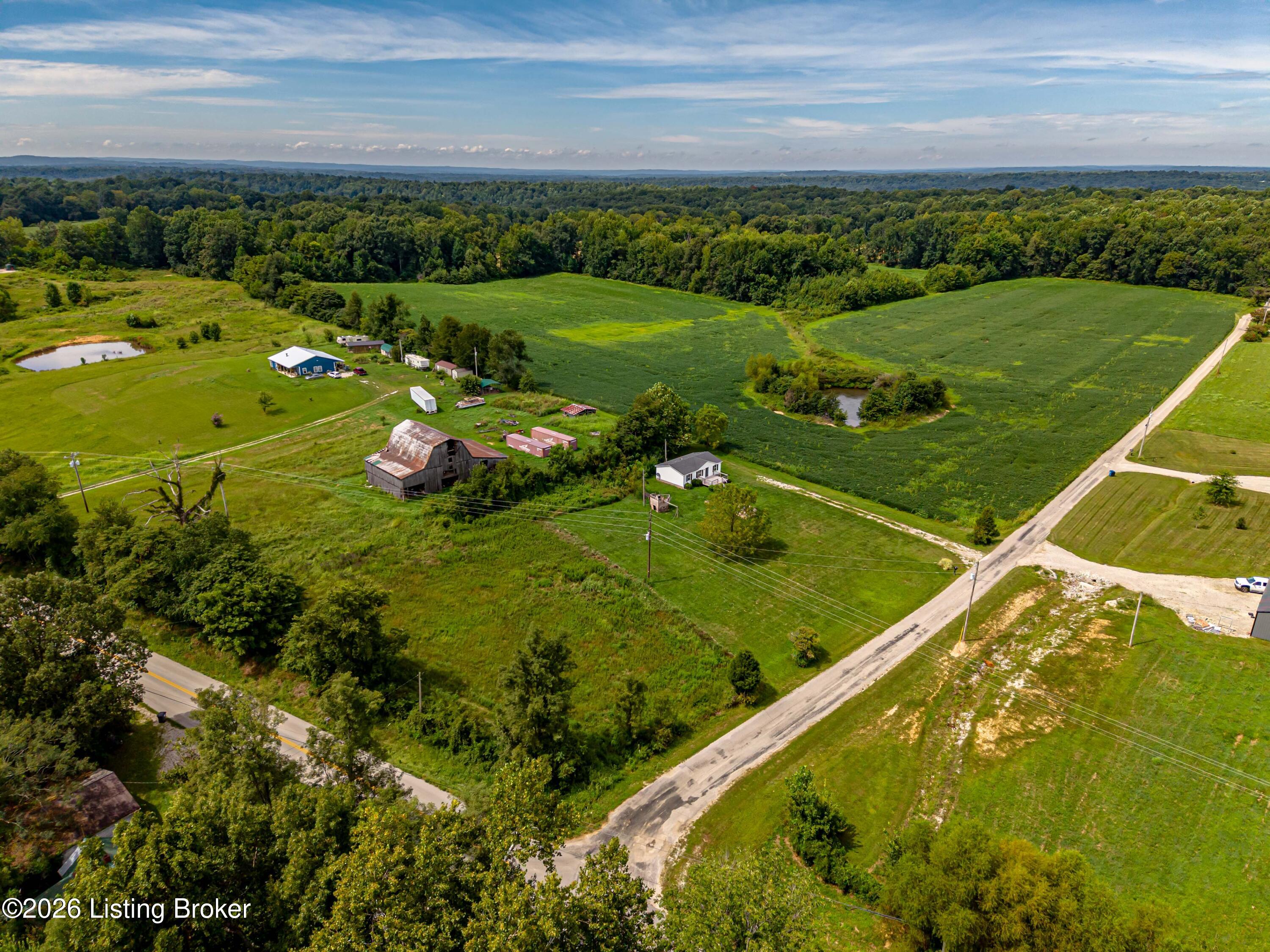 47 Hurt Road Webster, KY 40176 - Photo 17 of 47 18_Aerial_Farmland_View