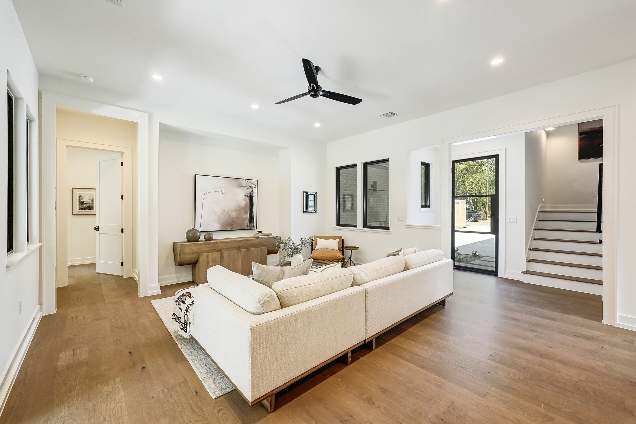1705 Cullen Avenue Austin, TX 78757 - Photo 7 of 35 a living room with furniture and wooden floor