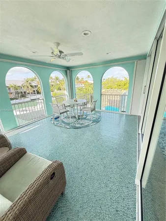a room with furniture and window