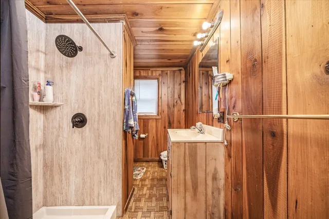 a very nice looking room with a large window