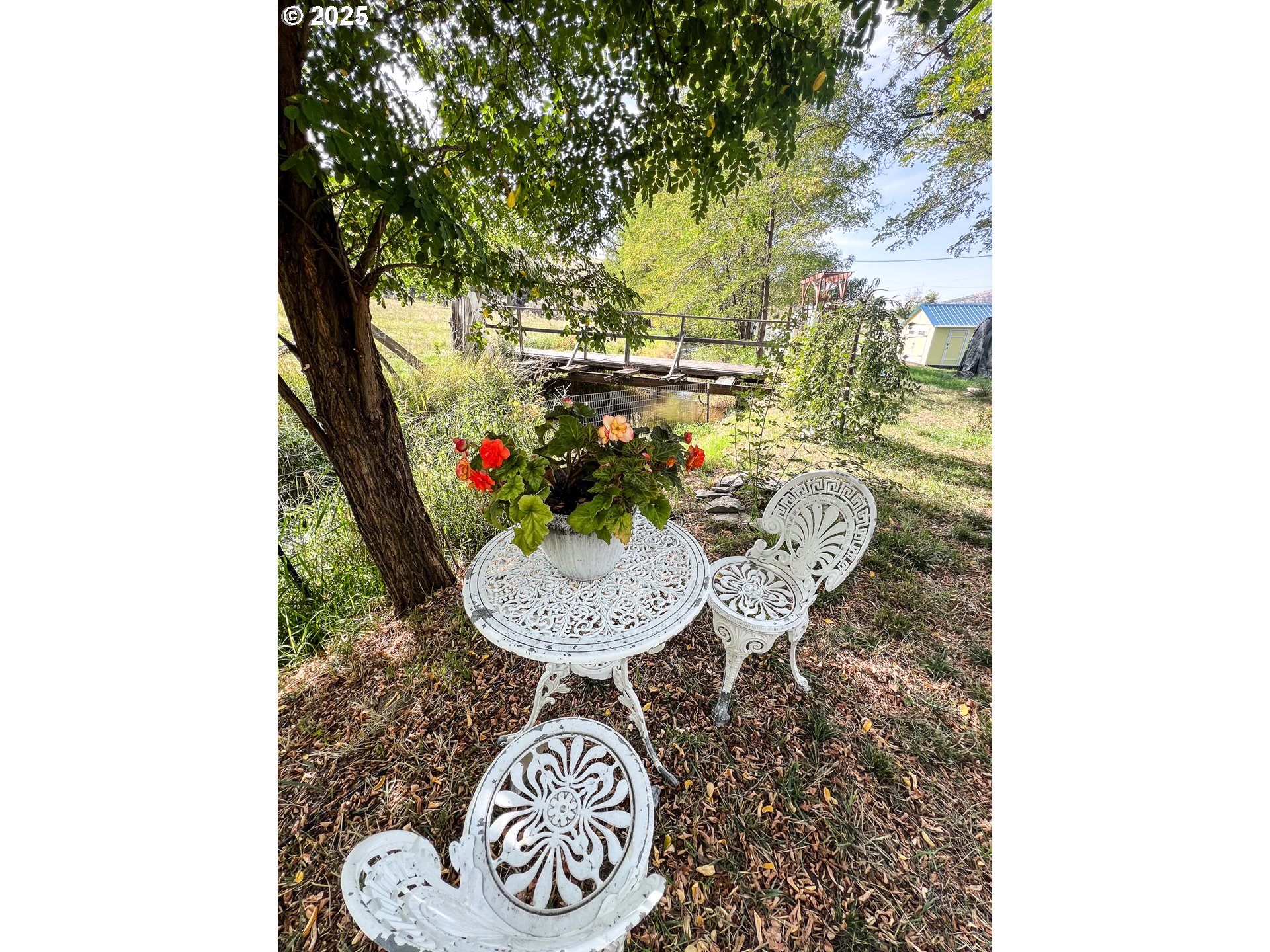 59920 Highway 26 John Day, OR 97845 - Photo 17 of 35 a table with chair and a vase of flowers