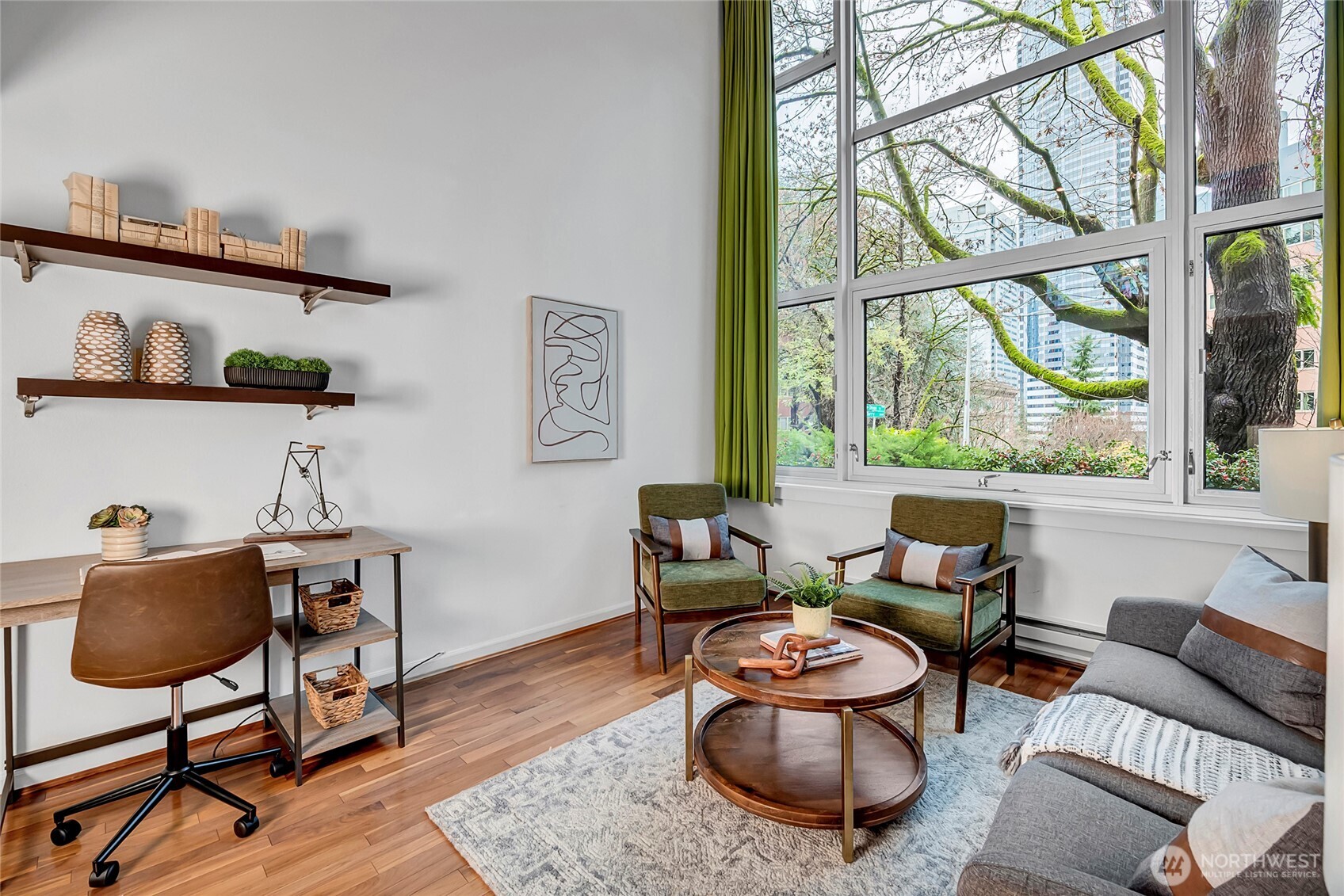 1000 Union Street, Unit 202 Seattle, WA 98101 - Photo 14 of 30 a living room with furniture and a window