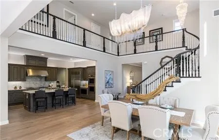 a view of a livingroom with furniture and a living room