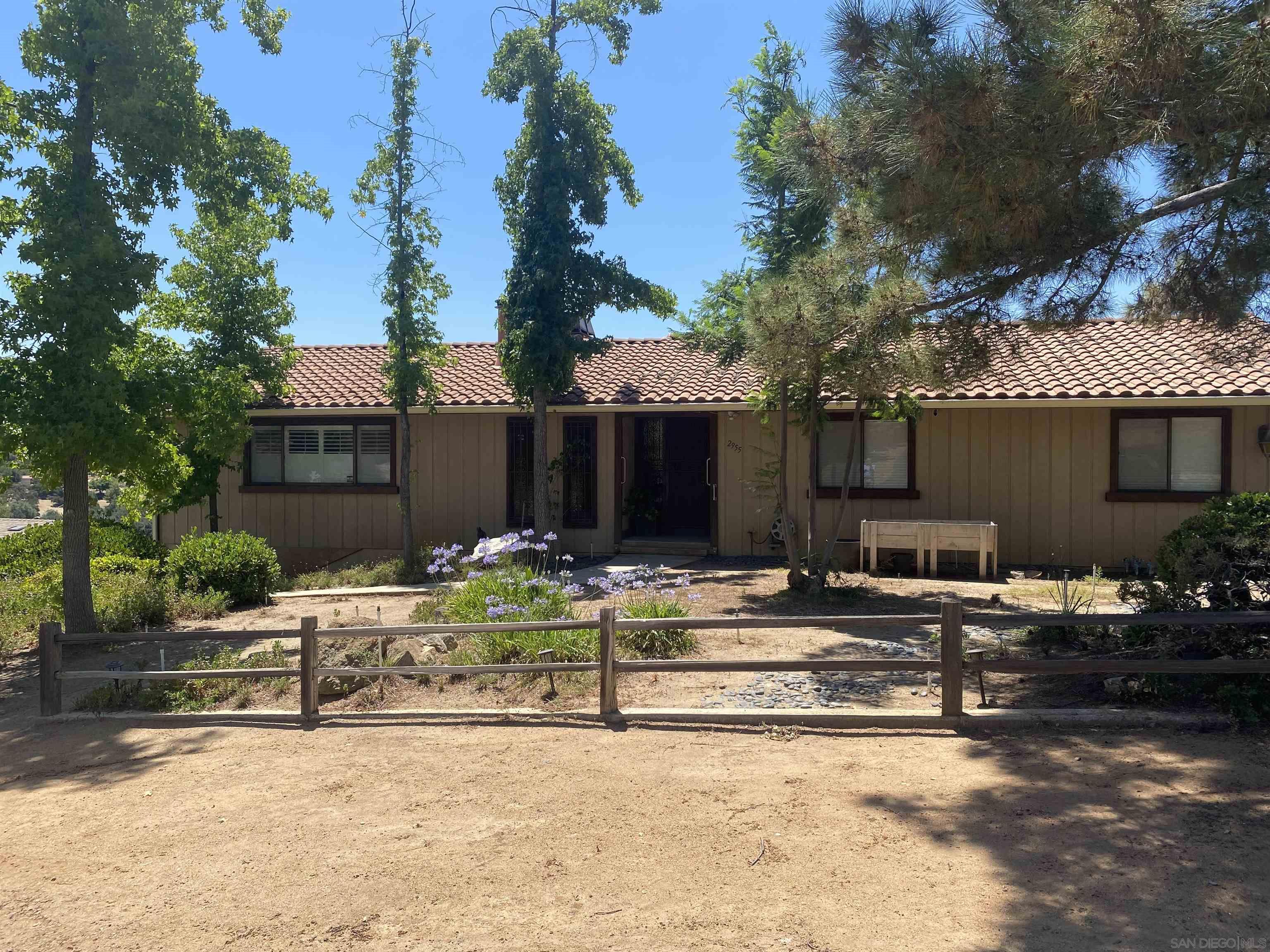 2955 Vee View Road Alpine, CA 91901 - Photo 3 of 9 a view of pool with outdoor seating and house in the background