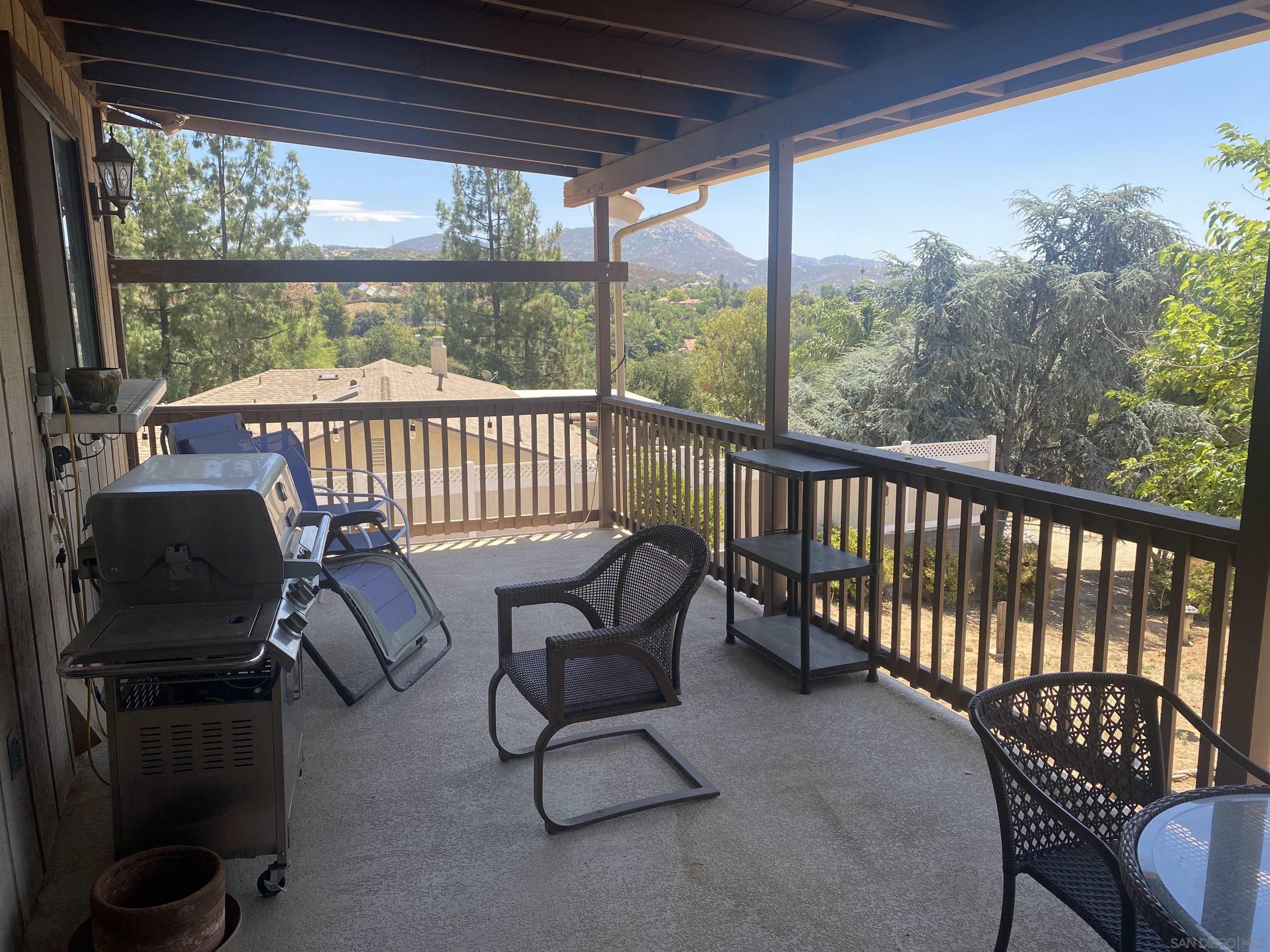 2955 Vee View Road Alpine, CA 91901 - Photo 8 of 9 a view of a chairs in balcony