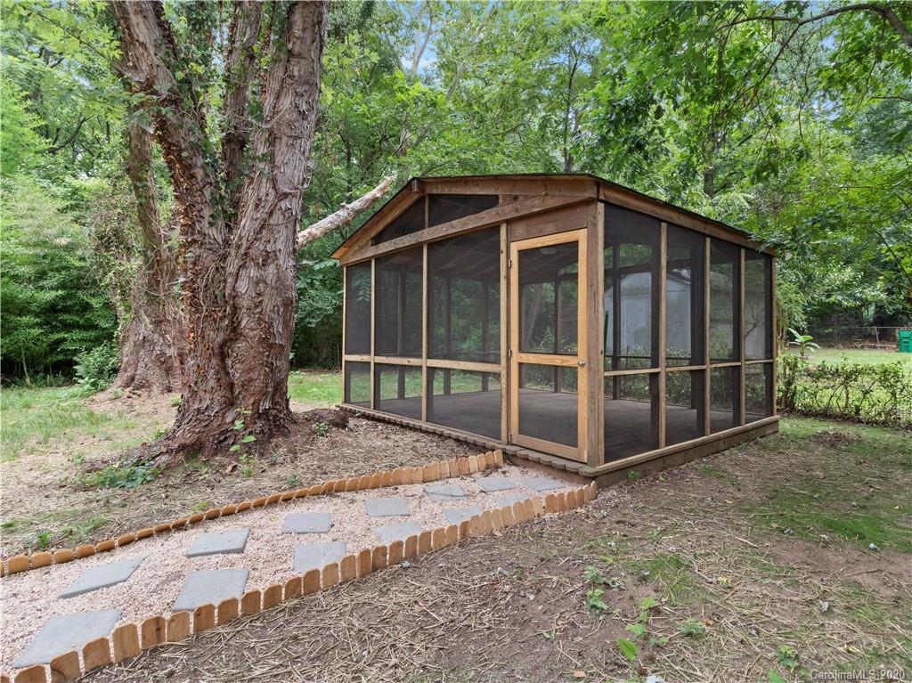 4152 Blenhein Road Charlotte, NC 28208 - Photo 6 of 34 a view of backyard with green space