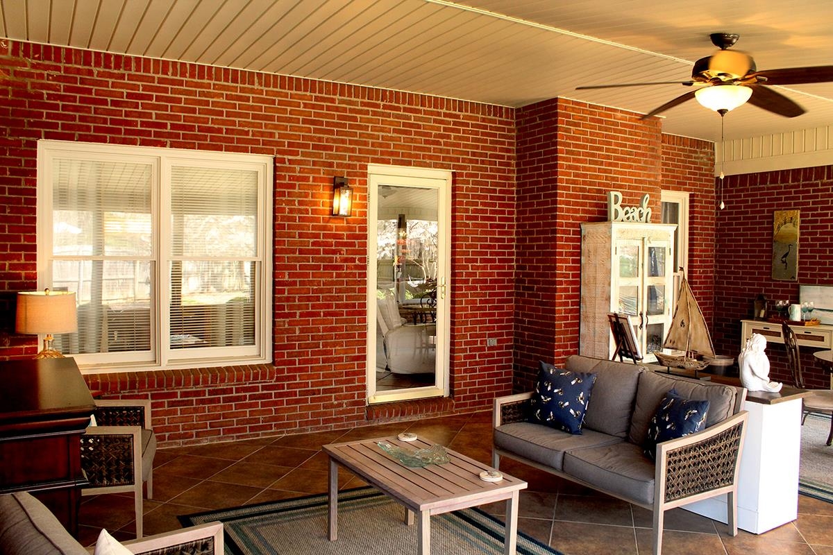 175 Windale Drive Jackson, TN 38305 - Photo 8 of 25 View of patio with an outdoor living space and a ceiling fan