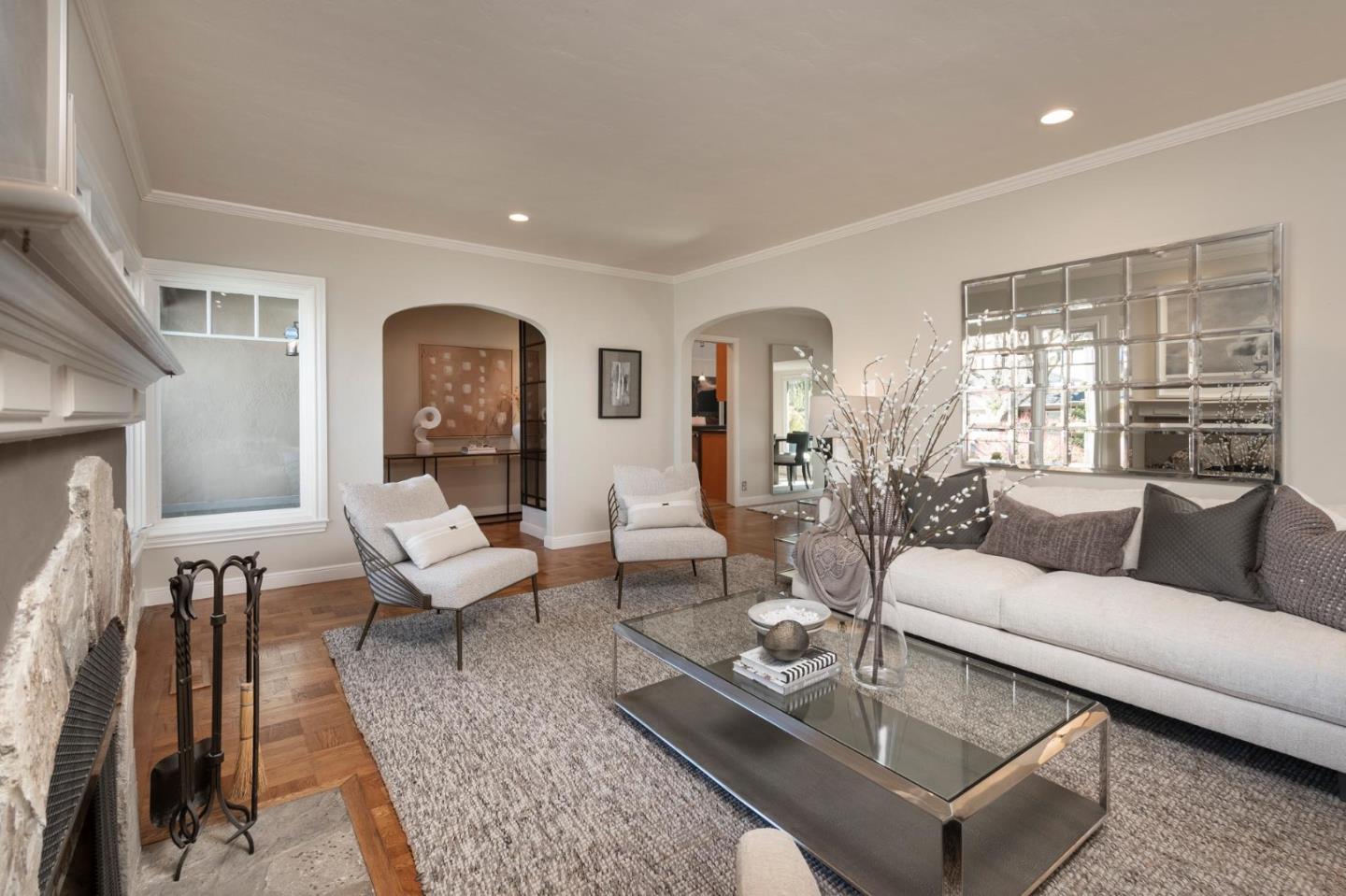405 29th Avenue San Mateo, CA 94403 - Photo 2 of 22 a living room with furniture and a large window