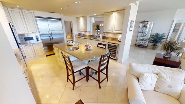 a view of a large window