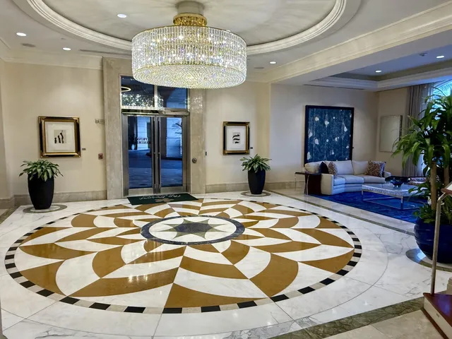 a front view of a building