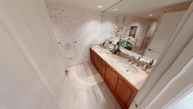 a reading room with furniture