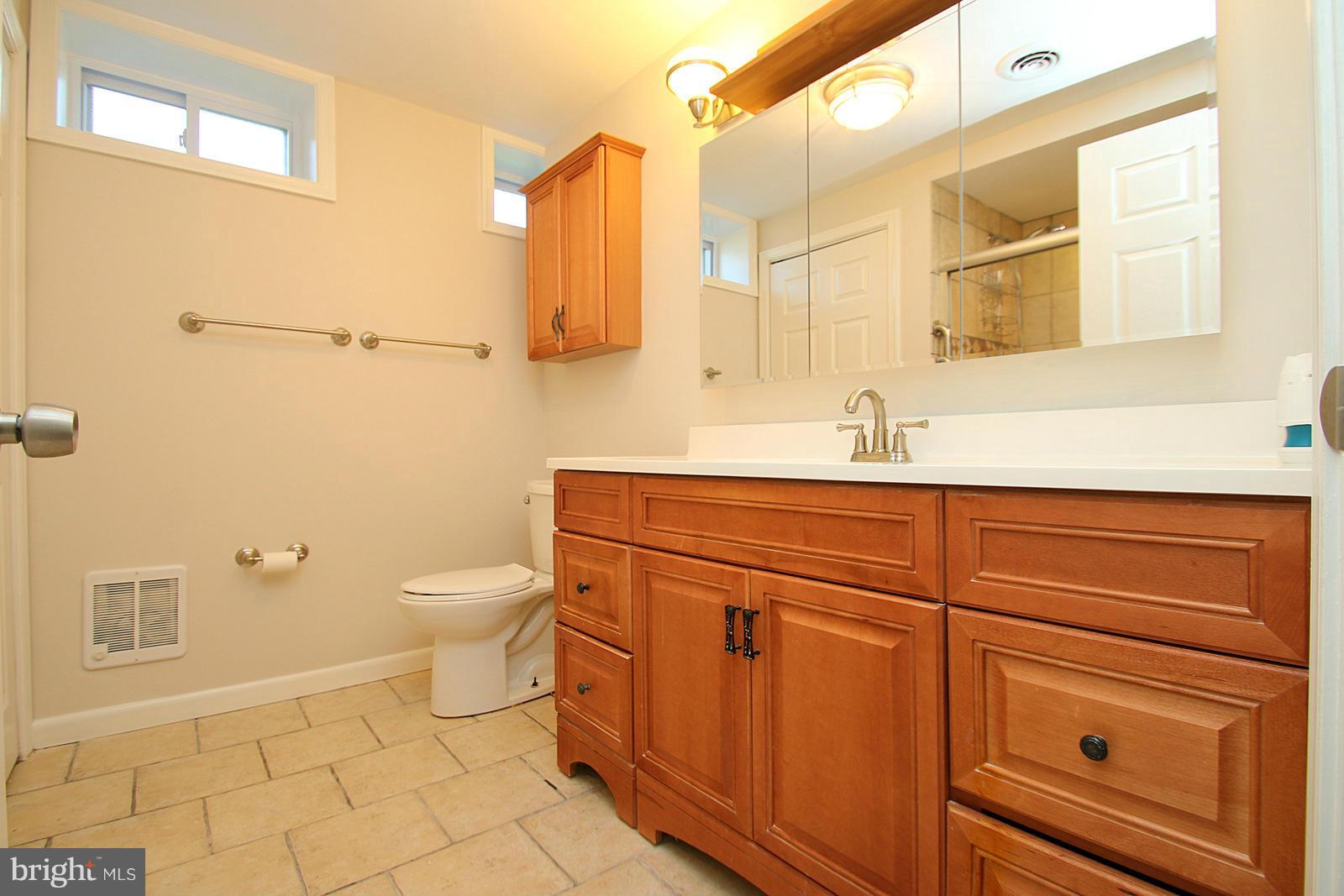 13205 Choptank Road Baltimore, MD 21220 - Photo 24 of 30 a bathroom with a sink a toilet and mirror