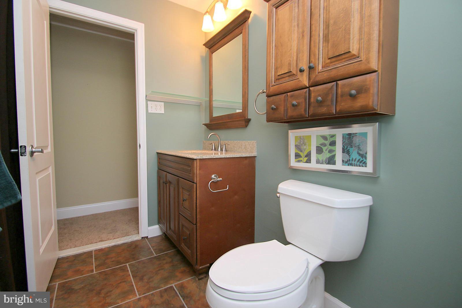 13205 Choptank Road Baltimore, MD 21220 - Photo 25 of 30 a bathroom with a toilet a sink and mirror