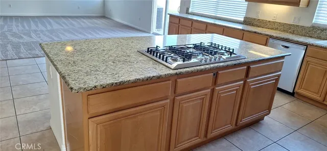 a view of kitchen island with wooden floor