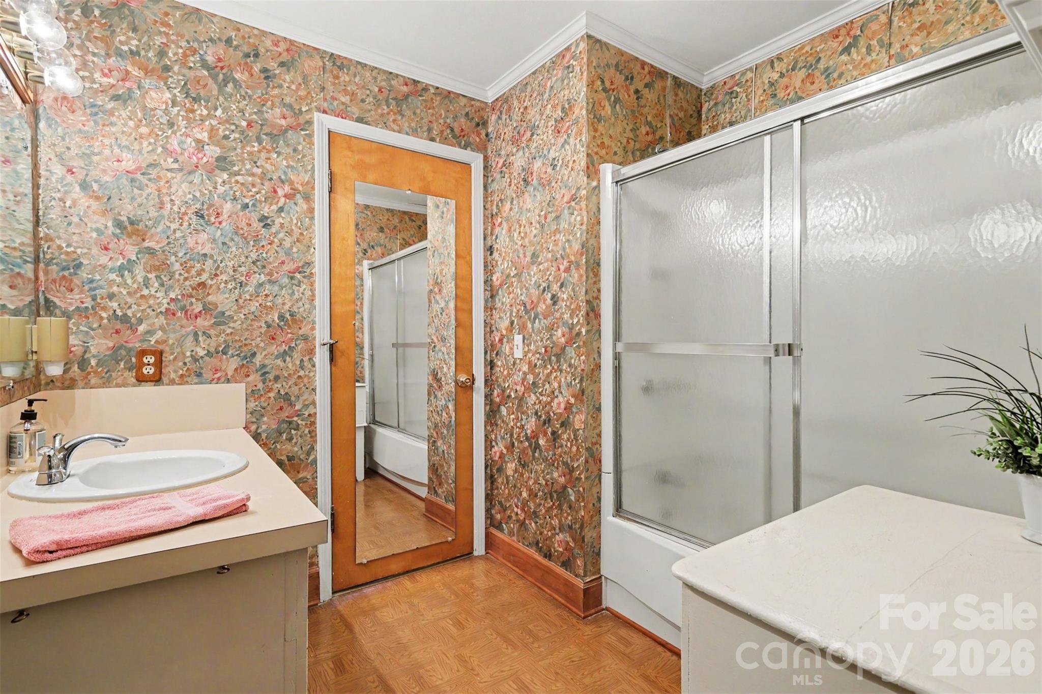 6774 Woodhaven Road Kershaw, SC 29067 - Photo 22 of 30 a bathroom with a sink and a shower