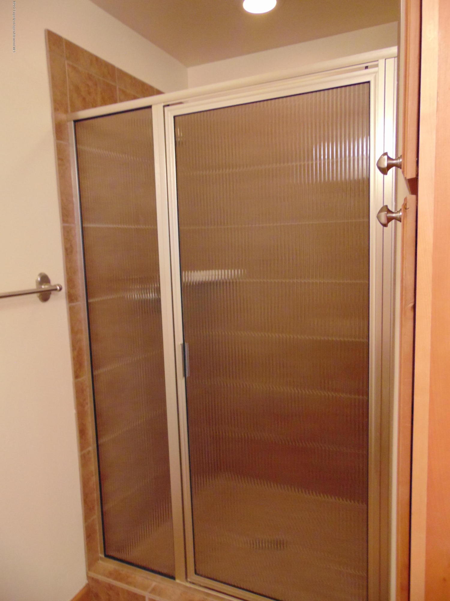 1193 East 19th Street Rifle, CO 81650 - Photo 35 of 40 a bathroom with a glass shower door