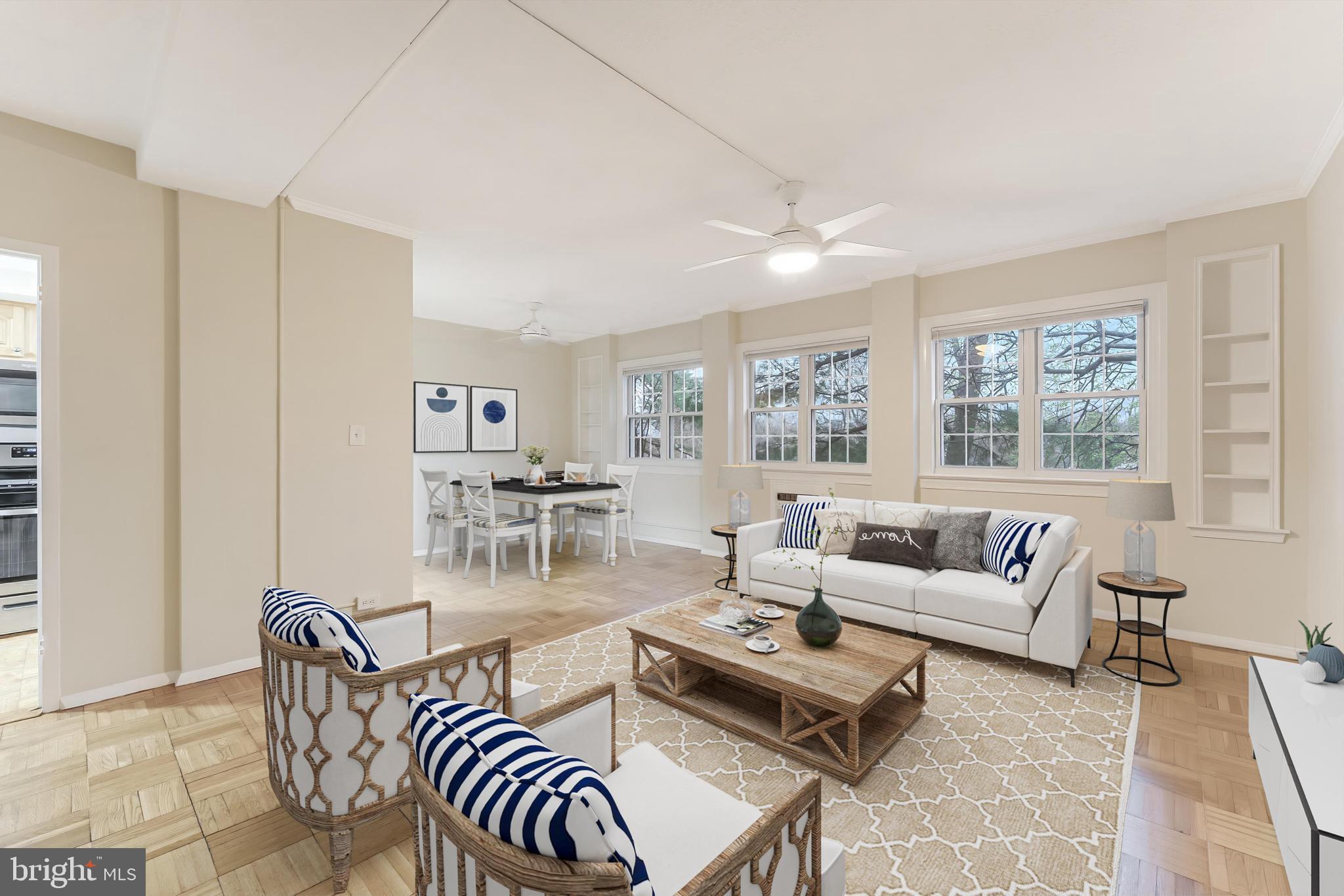 3228 Wellington Road Alexandria, VA 22302 - Photo 3 of 20 a living room with furniture and a large window