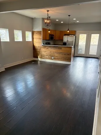 a close view of walk in closet