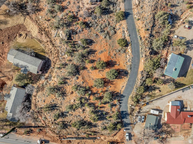 Undisclosed Address Springdale, UT 84767 - Photo 11 of 13 Aerial view of property's location featuring a desert landscape
