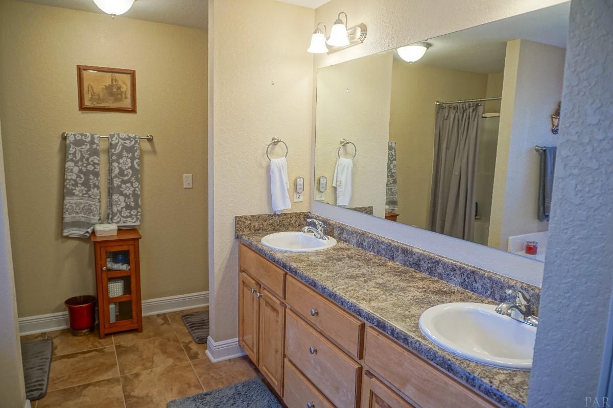 2795 Wallace Lake Road Pace, FL 32571 - Photo 14 of 25 Double Vanity in Master Bath