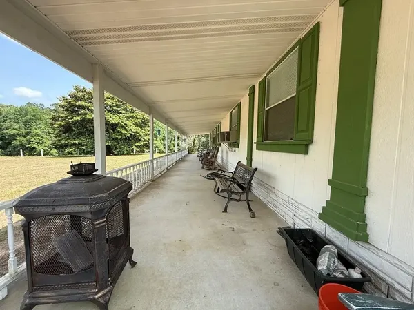 a view of outdoor seating