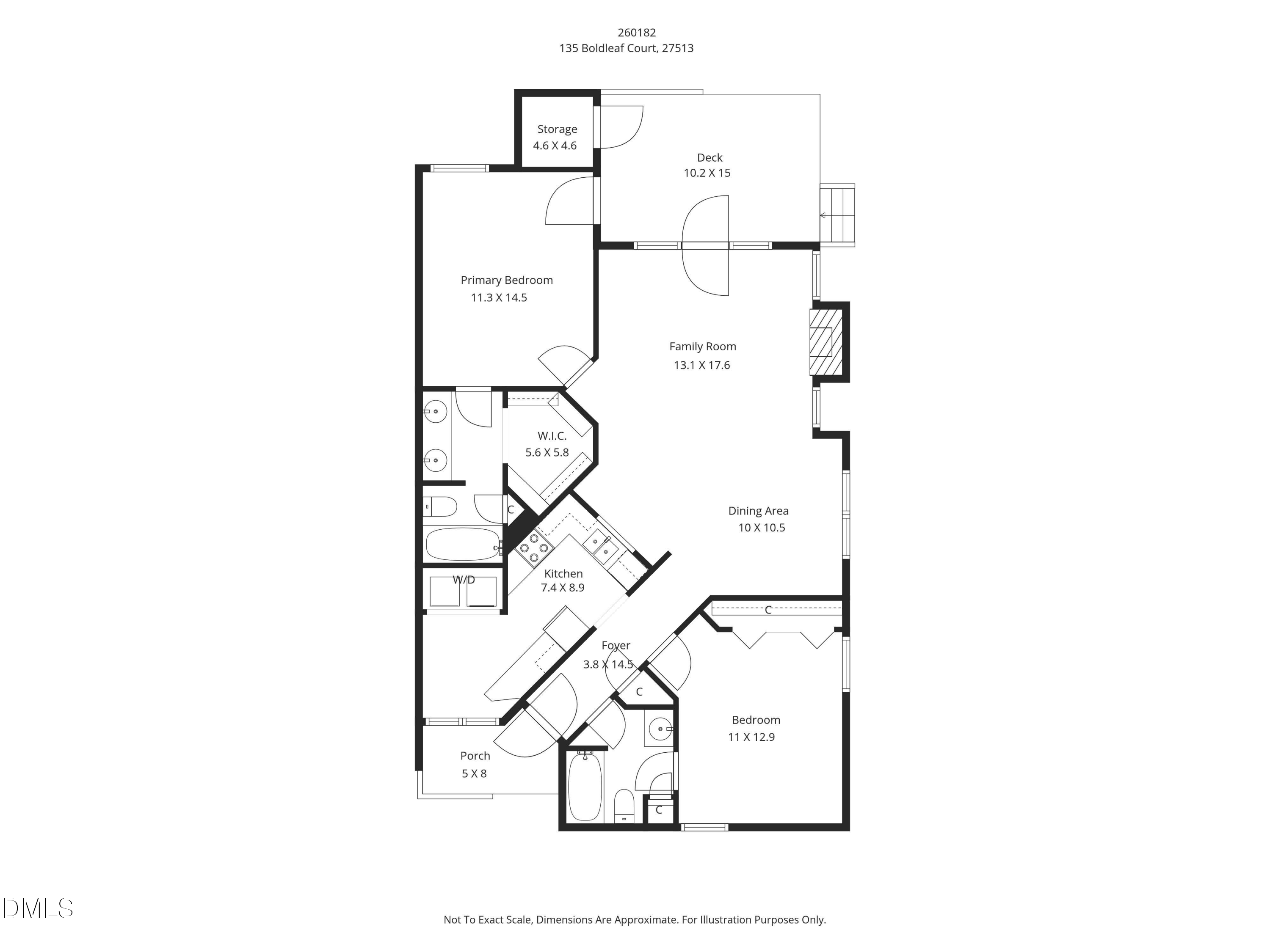 135 Boldleaf Court Cary, NC 27513 - Photo 27 of 27 a picture of a room with a white wall