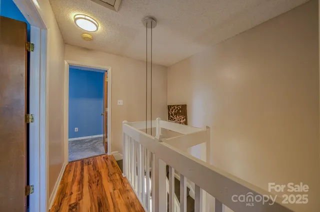 a view of a hallway with a hallway