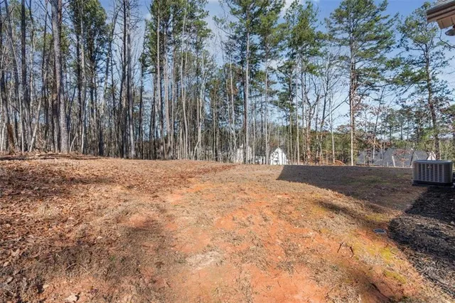 a view of outdoor space with trees