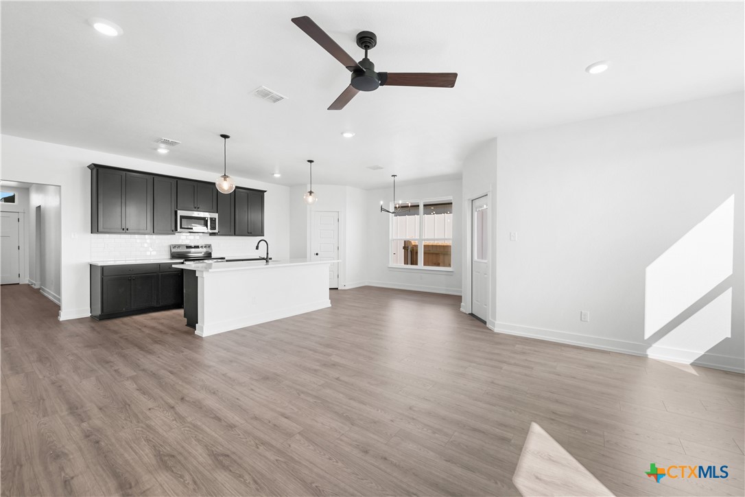 1807 Bear Grass Rdg Road Temple, TX 76501 - Photo 2 of 16 a view of kitchen with sink and wooden floor