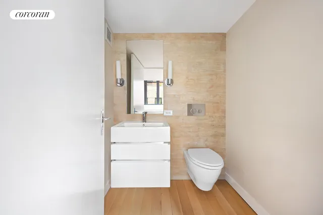 a kitchen with stainless steel appliances cabinets and a counter top space