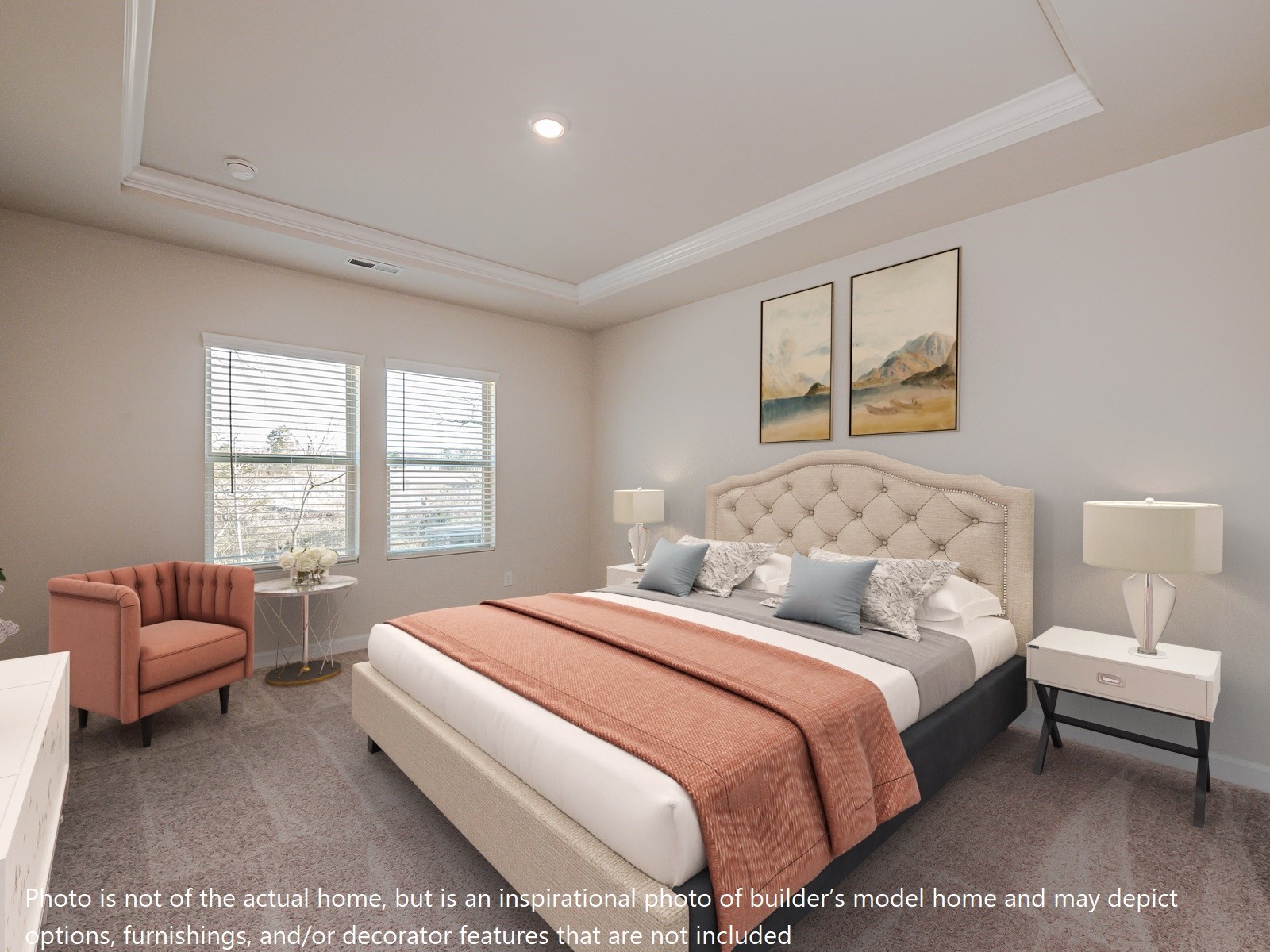 1104 Holland Ridge Way Lebanon, TN 37090 - Photo 8 of 26 a spacious bedroom with a bed and a couch