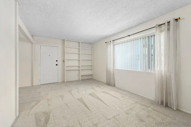 a view of a glass door