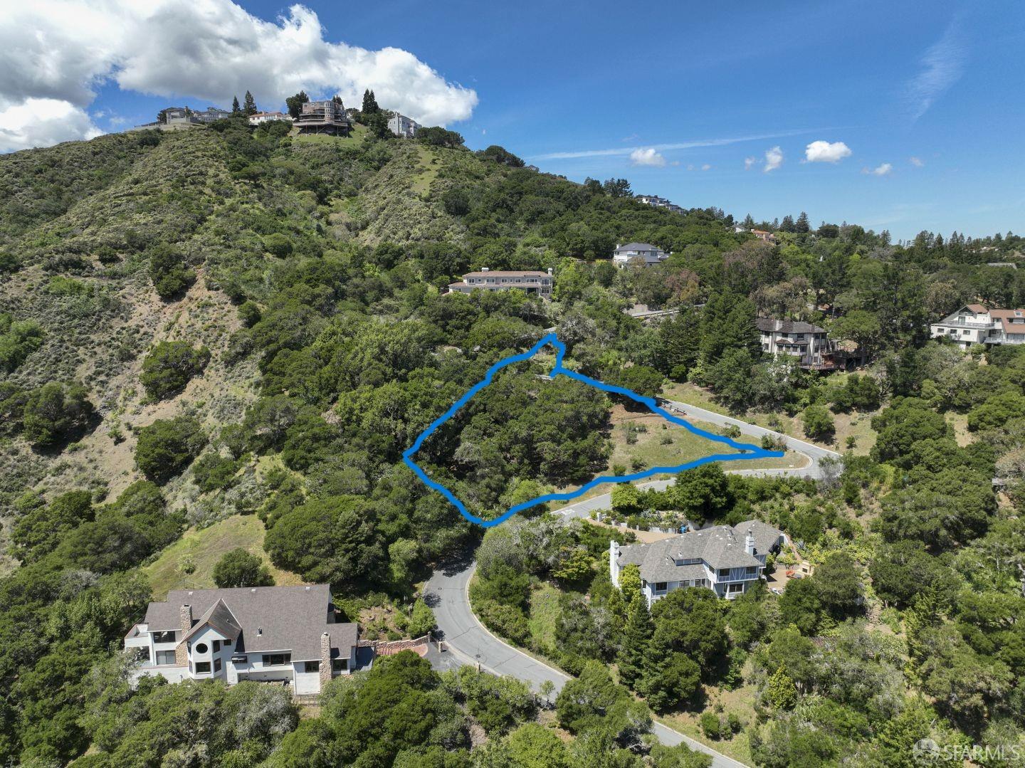0 Woodridge Road Hillsborough, CA 94010 - Photo 13 of 17 an aerial view of a house with a yard