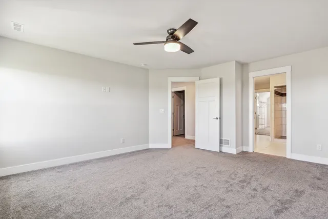 a view of entryway with white walls