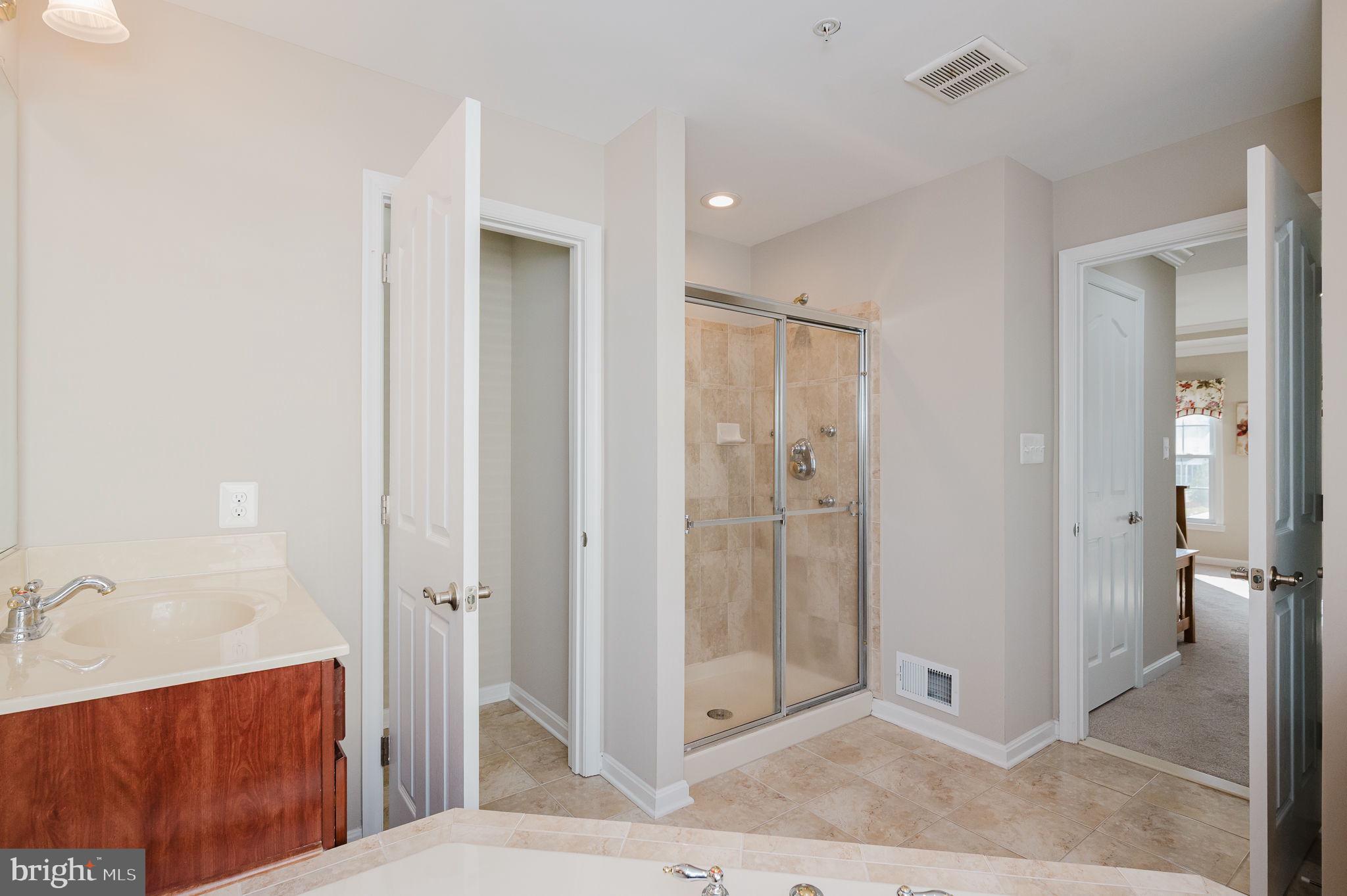 823 Bridle Path Bel Air, MD 21014 - Photo 38 of 66 a spacious bathroom with a shower and a sink