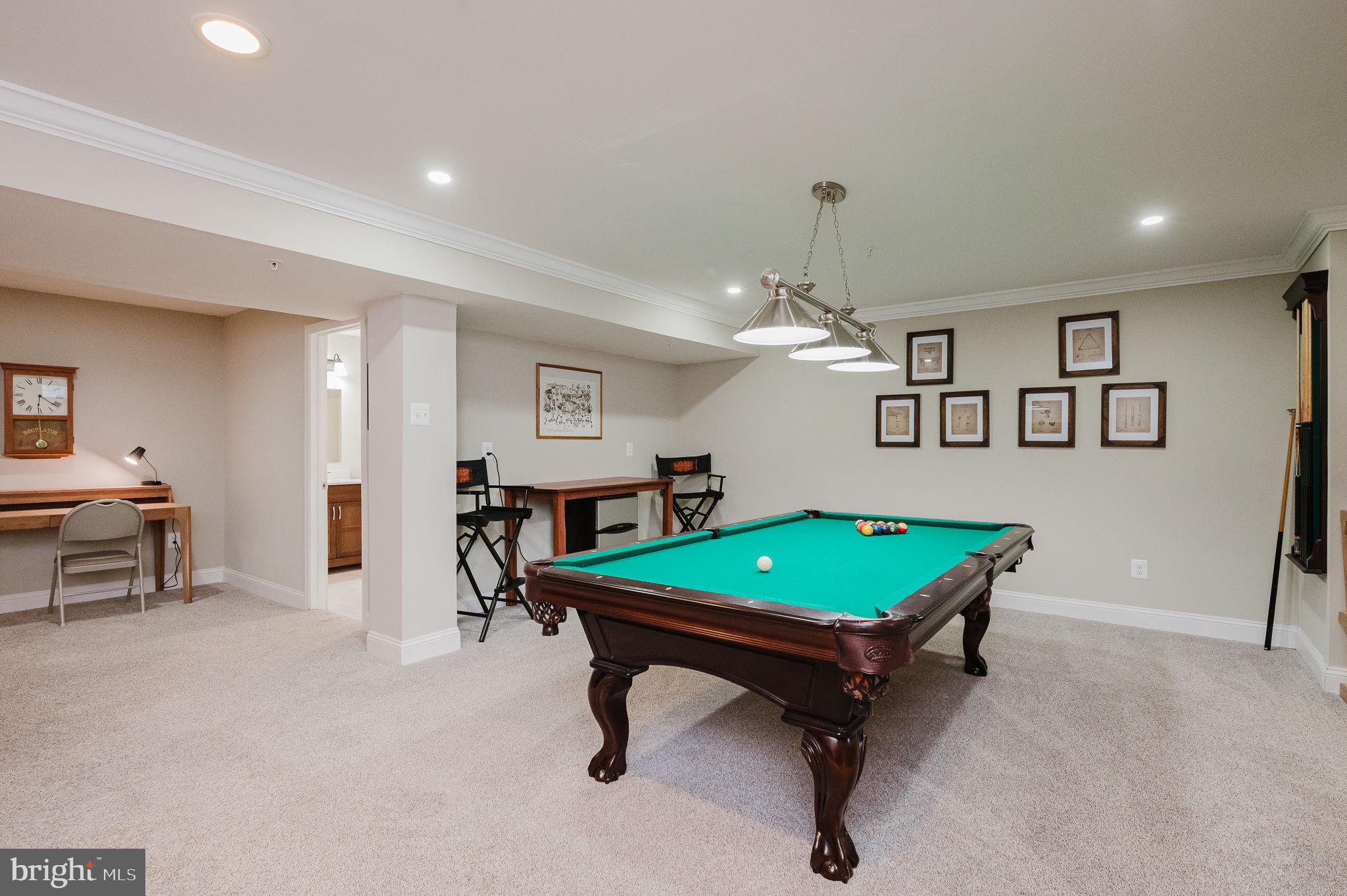 823 Bridle Path Bel Air, MD 21014 - Photo 55 of 66 Open Finished Basement Space 32'7" x 46'6"