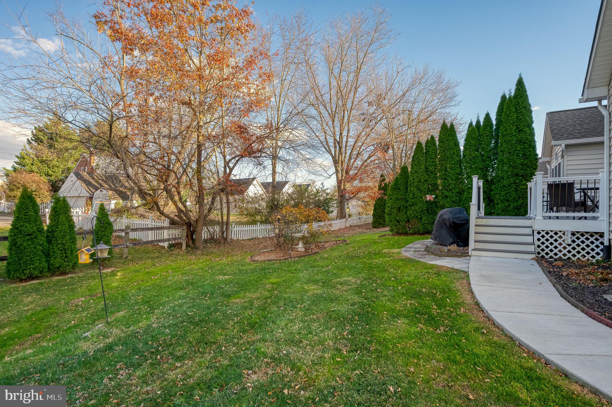823 Bridle Path Bel Air, MD 21014 - Photo 65 of 66 Large Open Yard Space with Privacy Trees