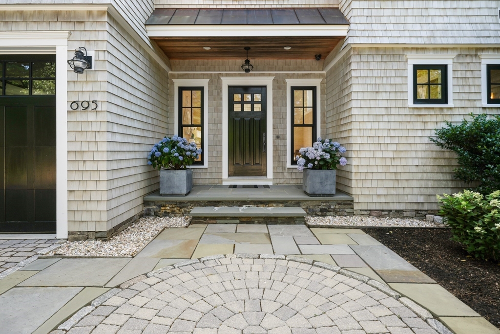 695 Summer Street Marshfield, MA 02050 - Photo 3 of 35 a view of a house with potted plants
