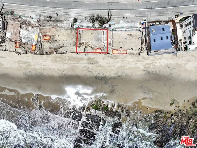 a view of beach and ocean