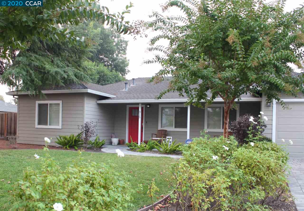315 Nancy Lane Pleasant Hill, CA 94523 - Photo 1 of 1 a front view of house with yard and green space