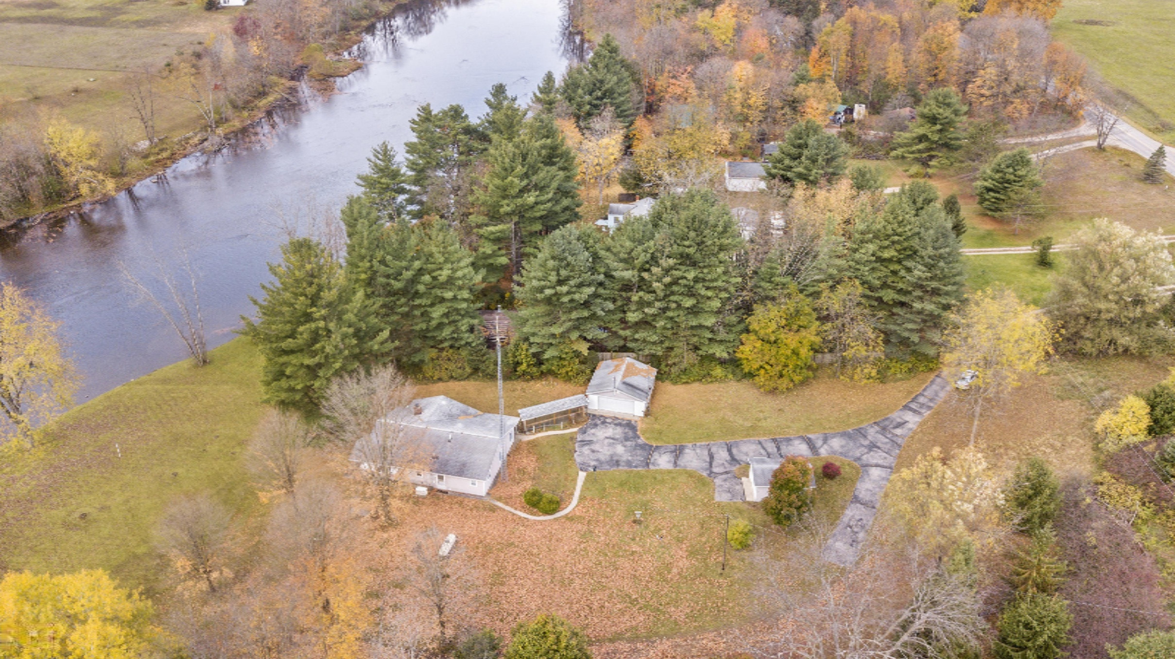 16685 Schofield Road Hersey, MI 49639 - Photo 13 of 47 16685SchofieldRdAerial-4