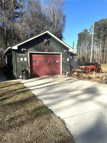 a view of outdoor space with seating area