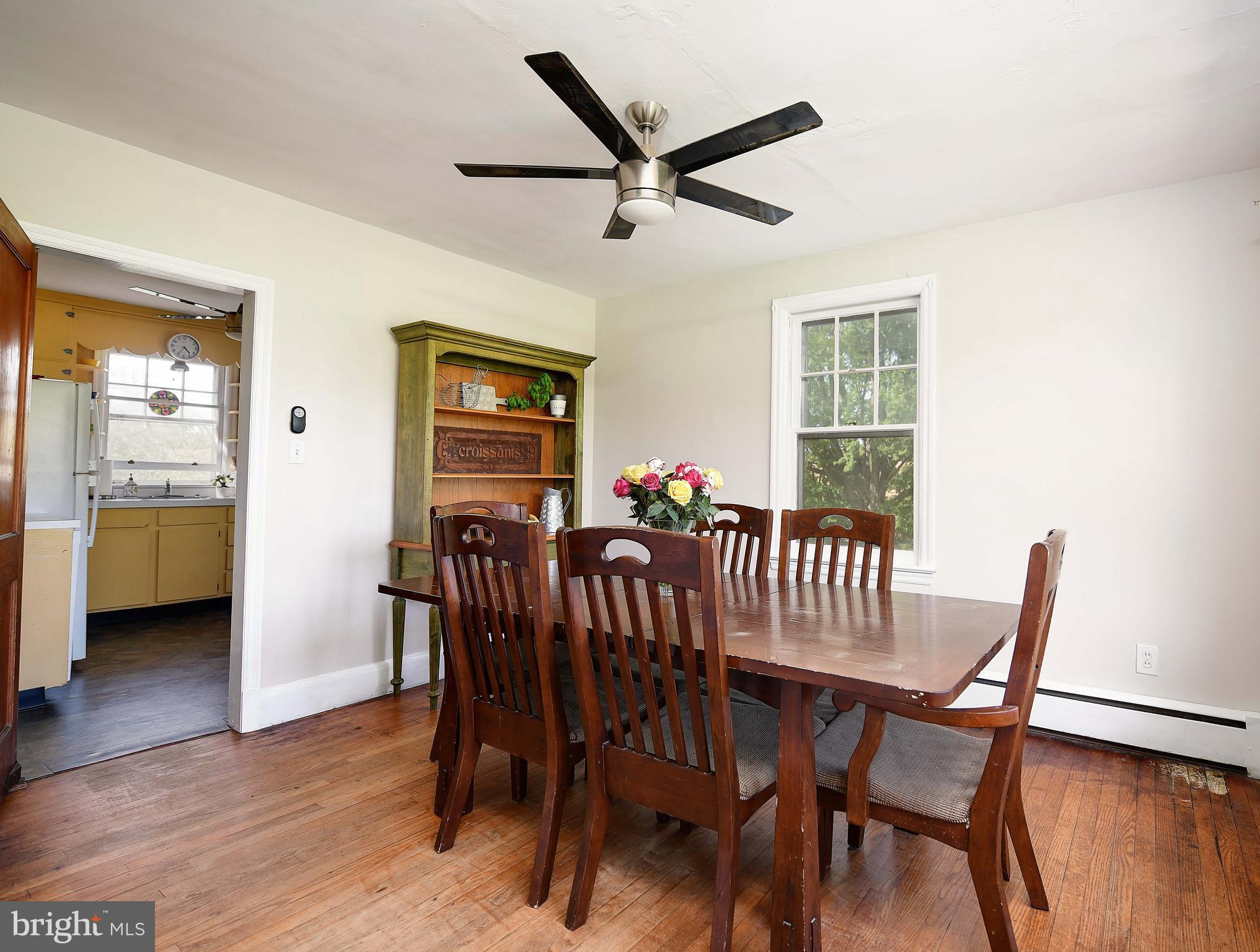 1800 White Hall Road White Hall, MD 21161 - Photo 11 of 52 Ceiling fan & entry to kitchen .