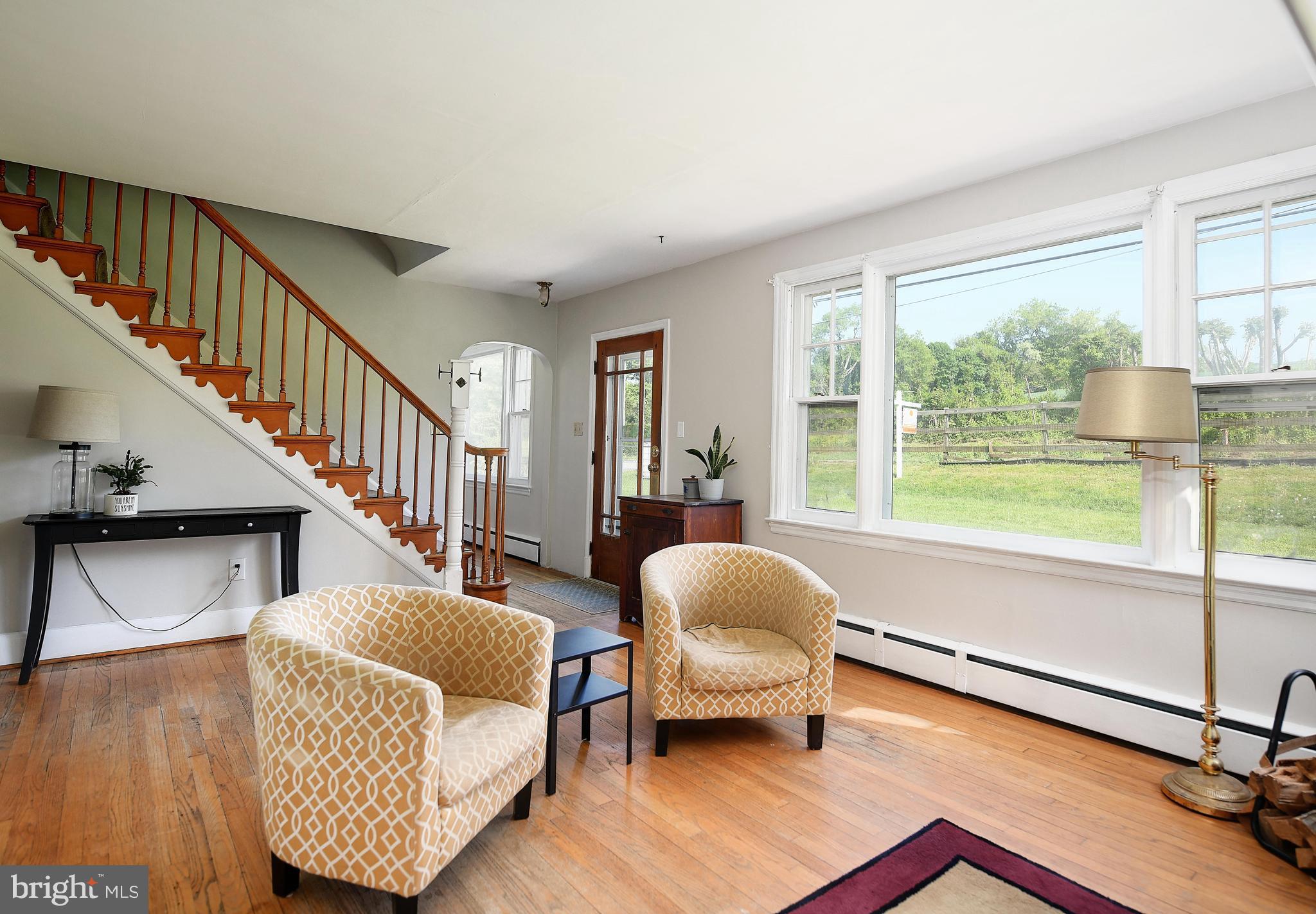1800 White Hall Road White Hall, MD 21161 - Photo 7 of 52 Hardwood floors & charming staircase & banister