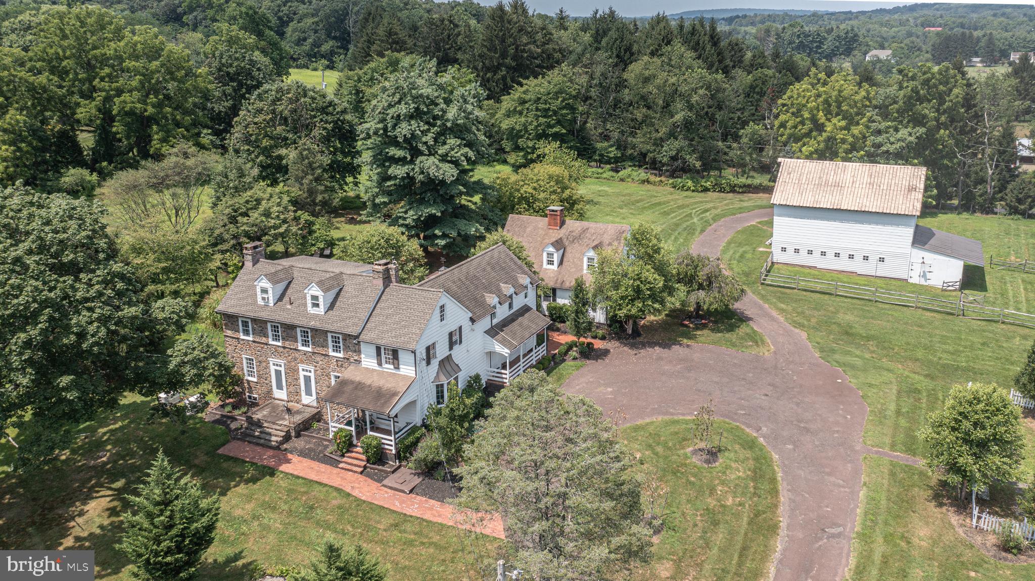 439 Brownsburg Road, Unit W Newtown, PA 18940 - Photo 65 of 68 an aerial view of a house with outdoor space and street view