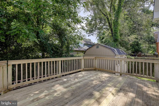a view of a roof deck