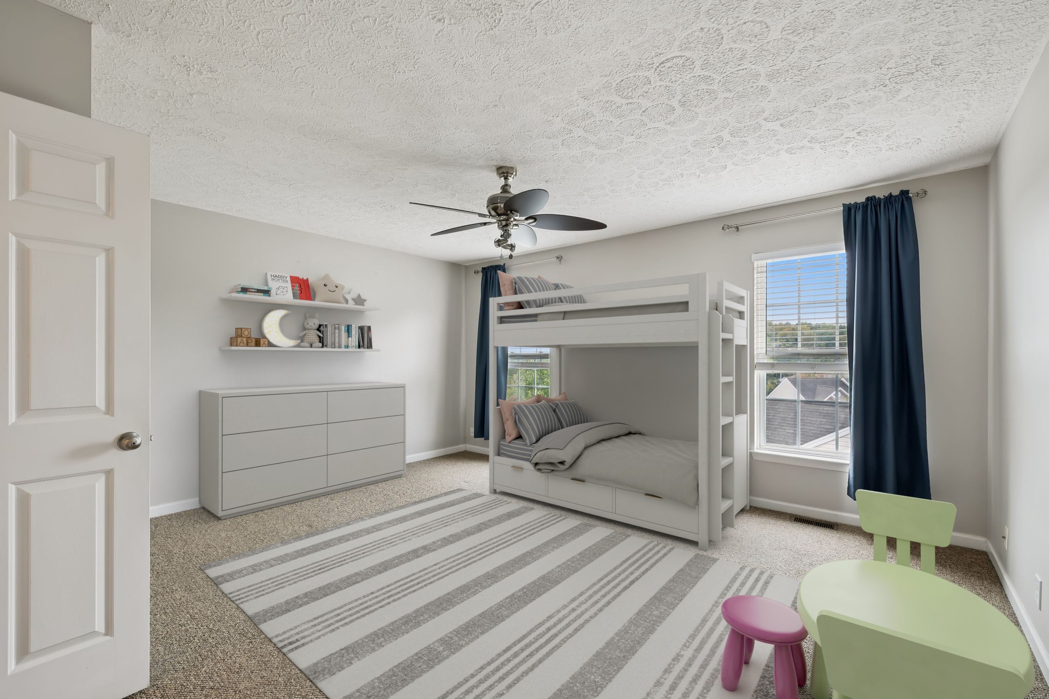 1345 Bell Road, Unit 412 Antioch, TN 37013 - Photo 24 of 34 a bedroom with a bed and a chandelier