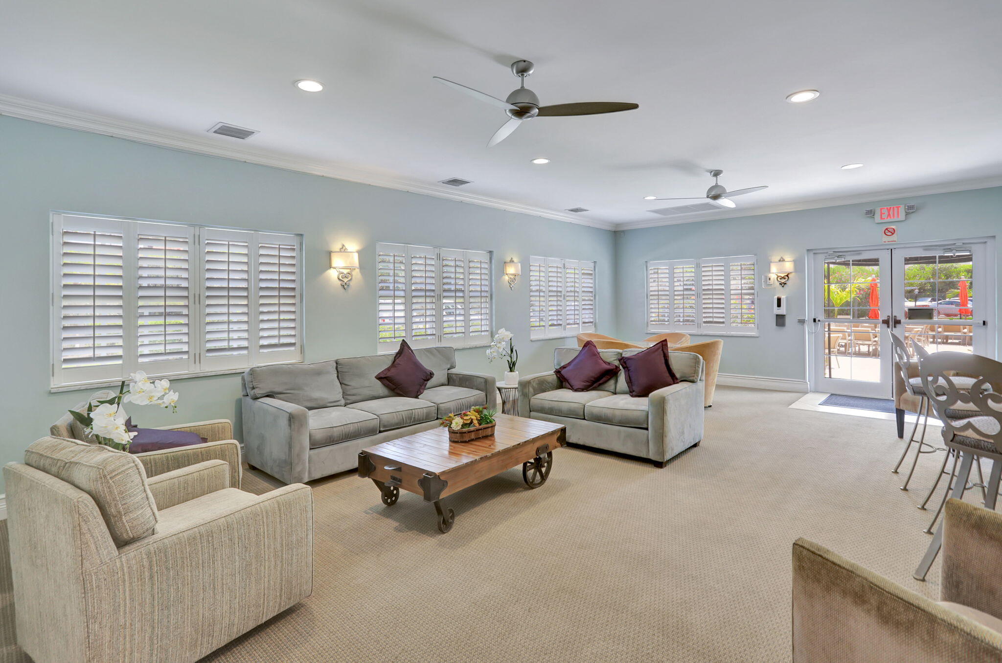 2871 North Ocean Boulevard, Unit R254 Boca Raton, FL 33431 - Photo 47 of 67 a living room with furniture and a large window