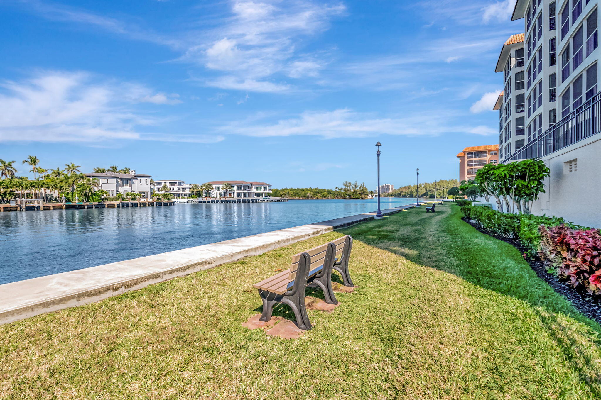 2871 North Ocean Boulevard, Unit R254 Boca Raton, FL 33431 - Photo 66 of 67 a view of a lake with houses in the back
