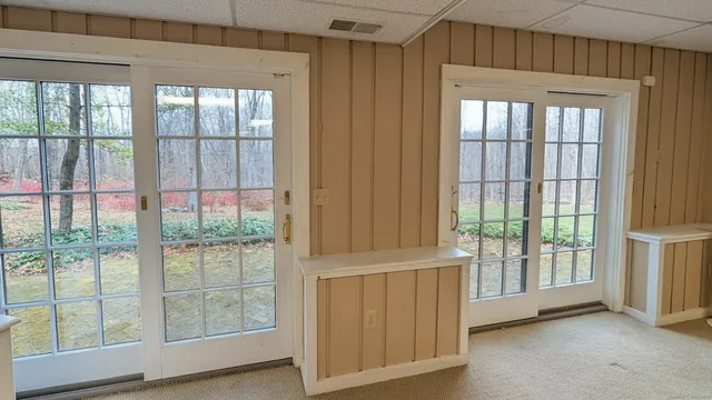 a view of front door